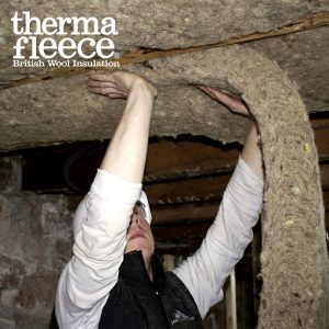 Thermafleece CosyWool Slab Ceiling Install
