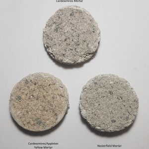 Hot Lime Mix Mortar Samples